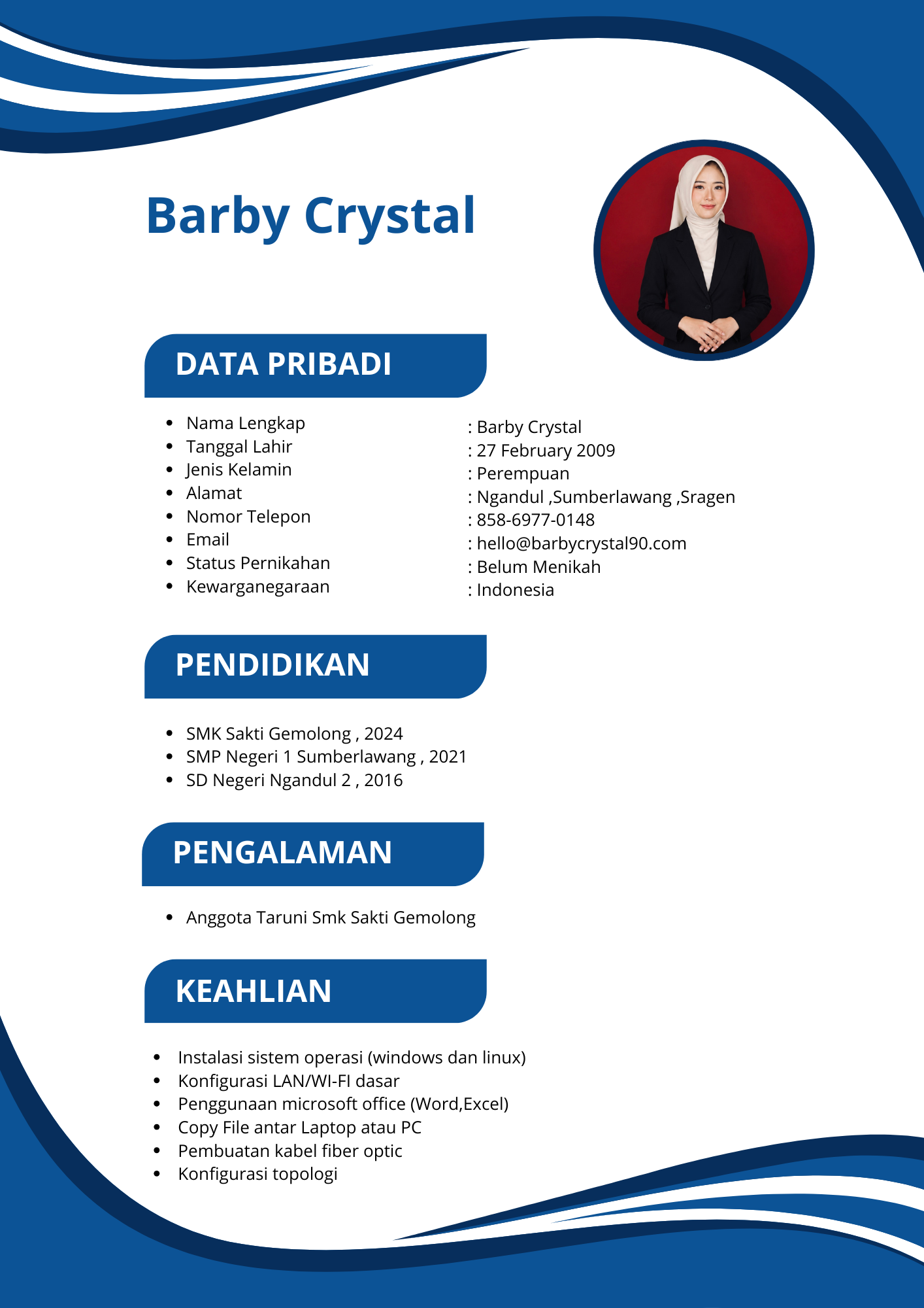 CV Barbie